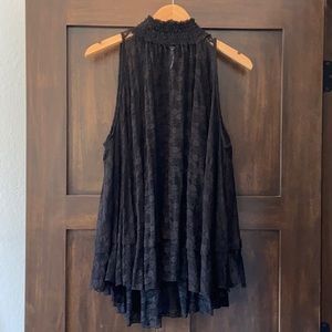 Black Lace Free People Pancho